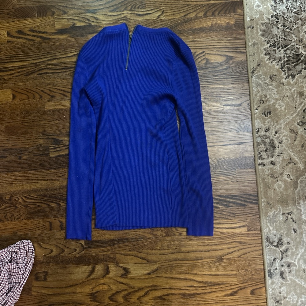 Hooked Up by IOT Royal Blue Ribbed Top